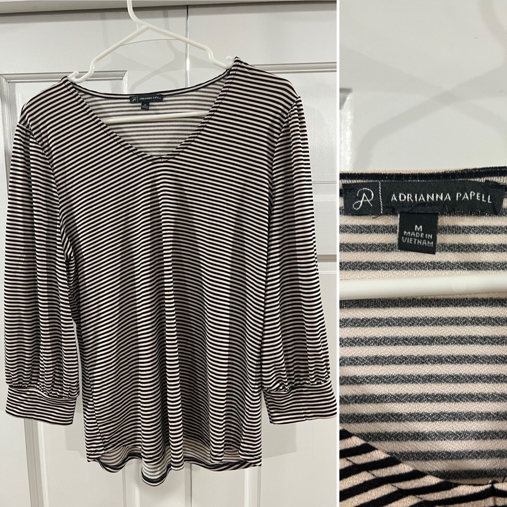 Adrianna Papell 3/4 length sleeve size M